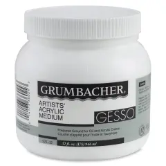 Grumbacher Acrylic Gesso - 32 oz Jar