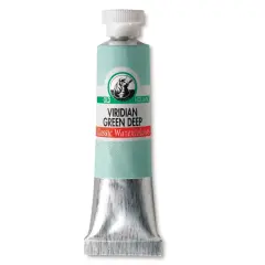 Old Holland Classic Artist Watercolor - Viridian Green Deep, 6 ml tube