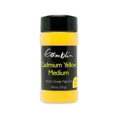 Gamblin Artist's Grade Pigment - Cadmium Yellow Medium, 4 oz bottle