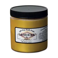 Jacquard Lumiere Acrylic - Bright Gold, 8 oz Jar