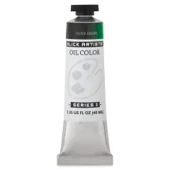 Blick Artists' Oil Color - Olive Green, 40 ml tube