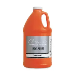 Chroma 2 Washable Tempera - Orange, 67.7 oz