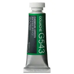 Holbein Artists' Gouache - Cadmium Green, 15 ml tube