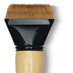 Dynasty Black Gold Brush - Tooth, Short Handle, Size 3/4"