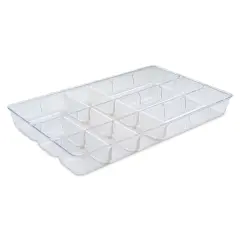 Dial Industries Clear-ly Organized Custom Compartment Organizer - 2" x 17" x 11"