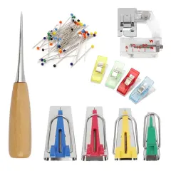 60-Pieces Fabric Bias Binding Tape Maker Kit
