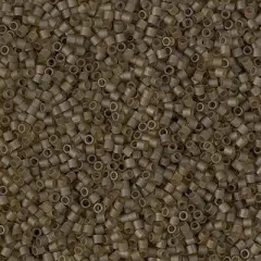 Miyuki Delica Bead 15/0, DBS0384, Matte Transparent Smoky Quartz Luster