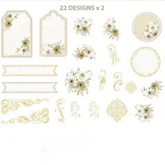 Pack of 3 - Little Birdie Ephemera Embellishment 44/Pkg-Amor Mio