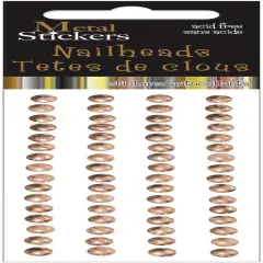 Mark Richards Metal Stickers Nailheads 5mm Round 64/Pkg