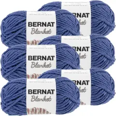 Multipack of 6 - Bernat Blanket Yarn-Navy