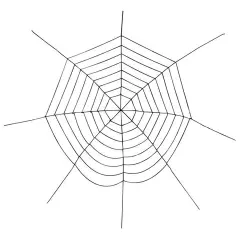 Rhode Island Novelty Halloween Party Decorations Huge 12 Foot Chenille Spider Web