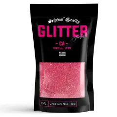 Peach Rainbow Premium Glitter Multi Purpose Dust Powder 100g / 3.5oz for use with Arts & Crafts Wine Glass Decoration Weddings Cards Flowers Cosmetic Face Body (PACKAGING MAY VARY)