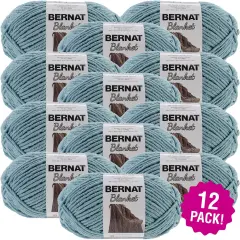 Multipack of 12 - Bernat Blanket Big Ball Yarn-Teal