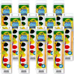 Multipack of 12 - Crayola Washable Watercolors-8 Colors