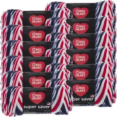Multipack of 12 - Red Heart Super Saver Yarn-Americana