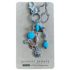 Alice Peterson Scissor Jewels Fob - Sun SJ104 Multicolor
