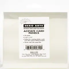 Hero Arts Acetete Card Panels-20/Pkg