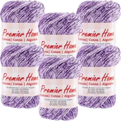 Multipack of 6 - Premier Yarns Home Cotton Yarn - Multi-Violet Splash
