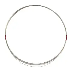 JewelrySupply Round Wire 28 Gauge Half-Hard Sterling Silver (10 Feet)