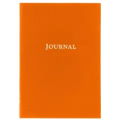 Hardcover Desk Journal by Family Tree - 8"x5.5" BookclothLt Orange
