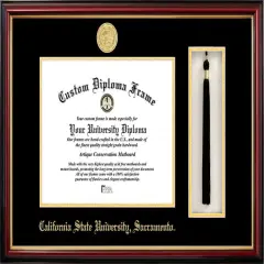 Sacramento State 11w x 8.5h Tassel Box and Diploma Frame