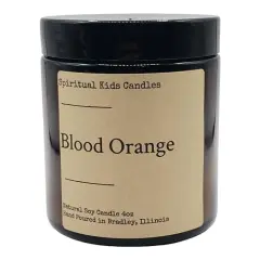 Blood Orange Soy Candle 4oz Hand Poured with Soy Wax and Fragrant/ Essential Oils!