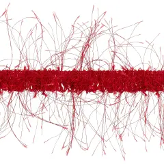 5 yards of Pippa Eyelash Fringe Trim | 5 yard cut Red