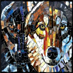Sunsout Stained Glass Wolves 1000 pc Jigsaw Puzzle 70734
