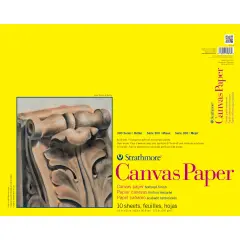 Strathmore Canvas Paper Pad 16"X20"-10 Sheets