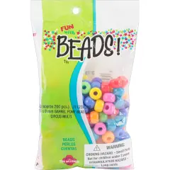 The Beadery Pony Beads 11mmX8mm 200/Pkg-Circus Multicolor