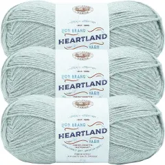 (Pack of 3) Lion Brand Heartland Yarn-White Sands