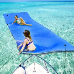 3 Layer Floating Water Pad Foam Mat Blue