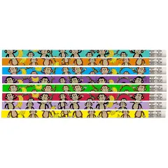 Dancin&rsquo; Monkey Motivational Pencils, 12 Per Pack, 12 Packs