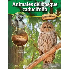 Animales del bosque caducifolio Hardcover