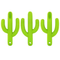 Cactus Toothbrush Teether, Pack of 3