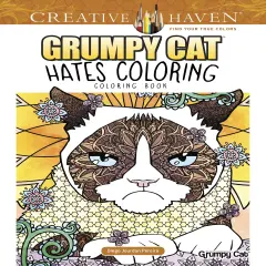 Creative Haven: Grumpy Cat Hates Coloring Coloring Book-Softcover