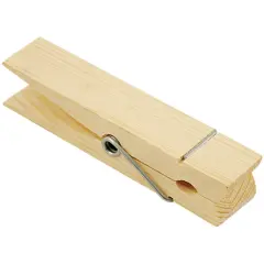 Multicraft Wood Jumbo Clothespin-Natural 5.875" 1/Pkg
