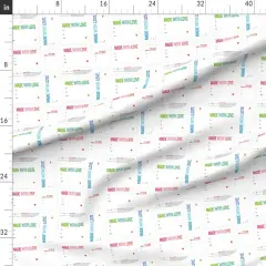 Various Fabrics by the Yard or Fat Quarter Quilt & Love Label Sewing Custom Printed Fabric by Spoonflower