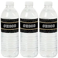 Big Dot of Happiness Hoco Dance - Homecoming Water Bottle Sticker Labels - Set of 20