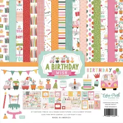 Echo Park Collection Kit 12"X12"-A Birthday Wish Girl