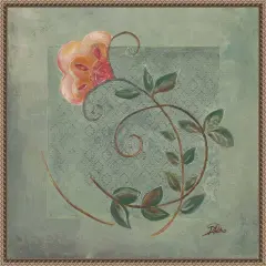 Ornaments in Green II by Patricia Pinto Framed Canvas Wall Art