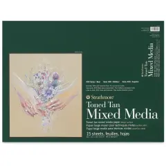 Strathmore 400 Series Toned Mixed Media Pad - Tan, 18" x 24"