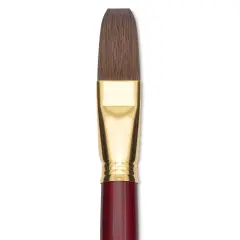 Blick Master Synthetic Kolinsky Brush - Long Handle, Flat, Size 24