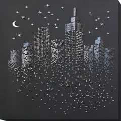 Bead Embroidery Kit - The glitter of the night lights