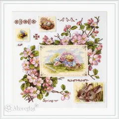Spring Sampler K-120 Counted Cross-Stitch Kit