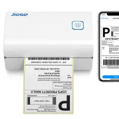 Thermal Label Printer Jiose Wireless Shipping Label Printer 4x6 Desktop Barcode Label Maker