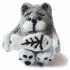 Felting kit Cat-glutton