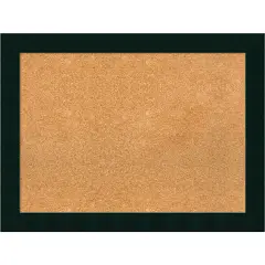 Tribeca Black Wood Framed Corkboard, Natural Cork