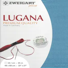 PrecutZweigart Lugana 25 count Steel Blue