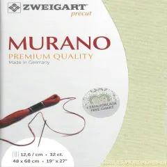 PrecutZweigart Murano 32 count Limestone/Pale Green